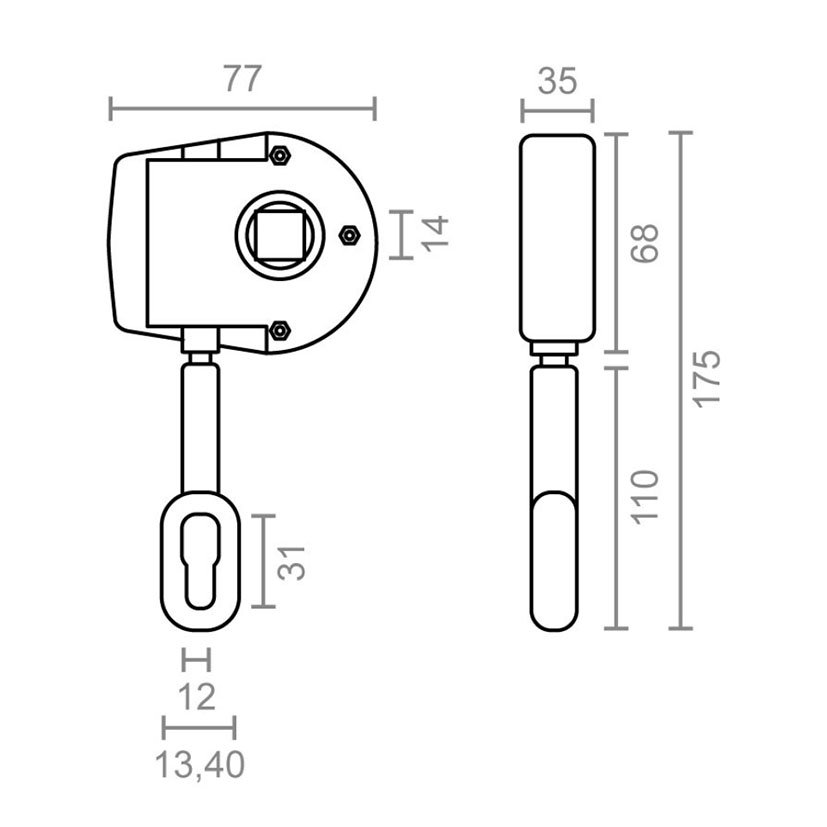 Maquina Enrollar TOLDO 1:11 Micel 77X35X135 Mm - Imagen 3