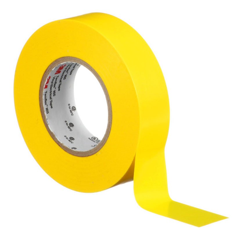 CINTA Aislante TEMFLEX165 3M 19MMX20M AM 20 M Amarillo - Imagen 2