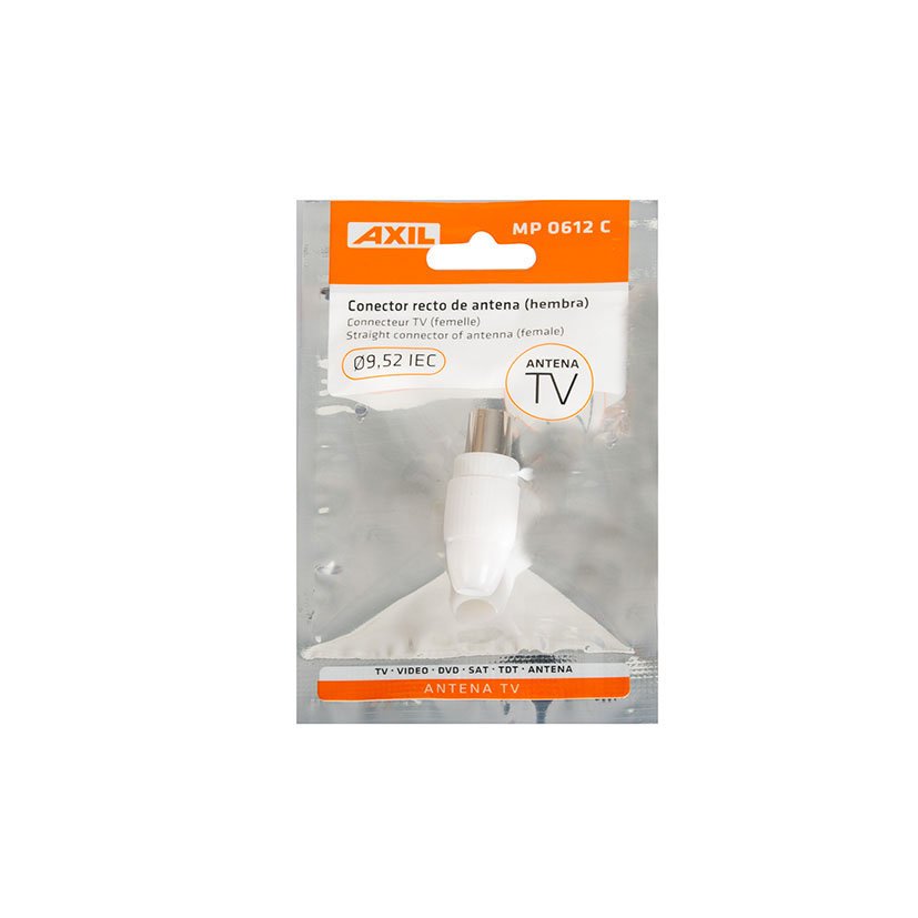 Conector Triple Blindado (1M / 2H) BOLSA Axil 1 M - Imagen 2