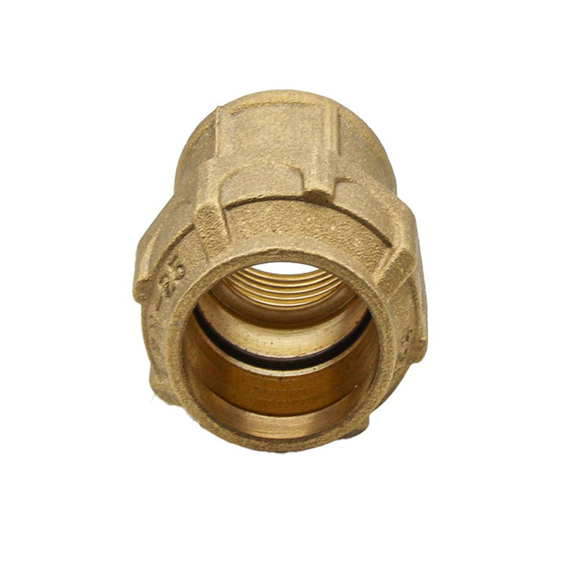 RACOR RECTO Hembra PE/H 20X1/2" Ligero MT latón tubería - Imagen 2