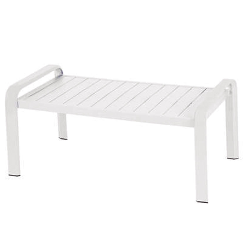 CONJ ALUM 2 Sillones+sofá+mesa BCO 122X70X84 Cm 66X70X84 Cm mueble metal + Brasero exterior de regalo - Imagen 3
