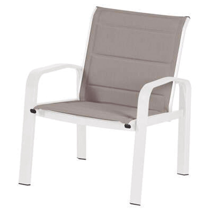 CONJ ALUM 2 Sillones+sofá+mesa BCO 122X70X84 Cm 66X70X84 Cm mueble metal + Brasero exterior de regalo - Imagen 4