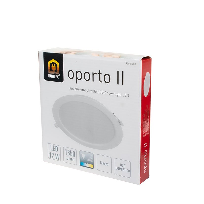 Aplique REDON EMPOT 4000K LED 12 W BLANC Duolec 12 W Blanco foco downlight - Imagen 2