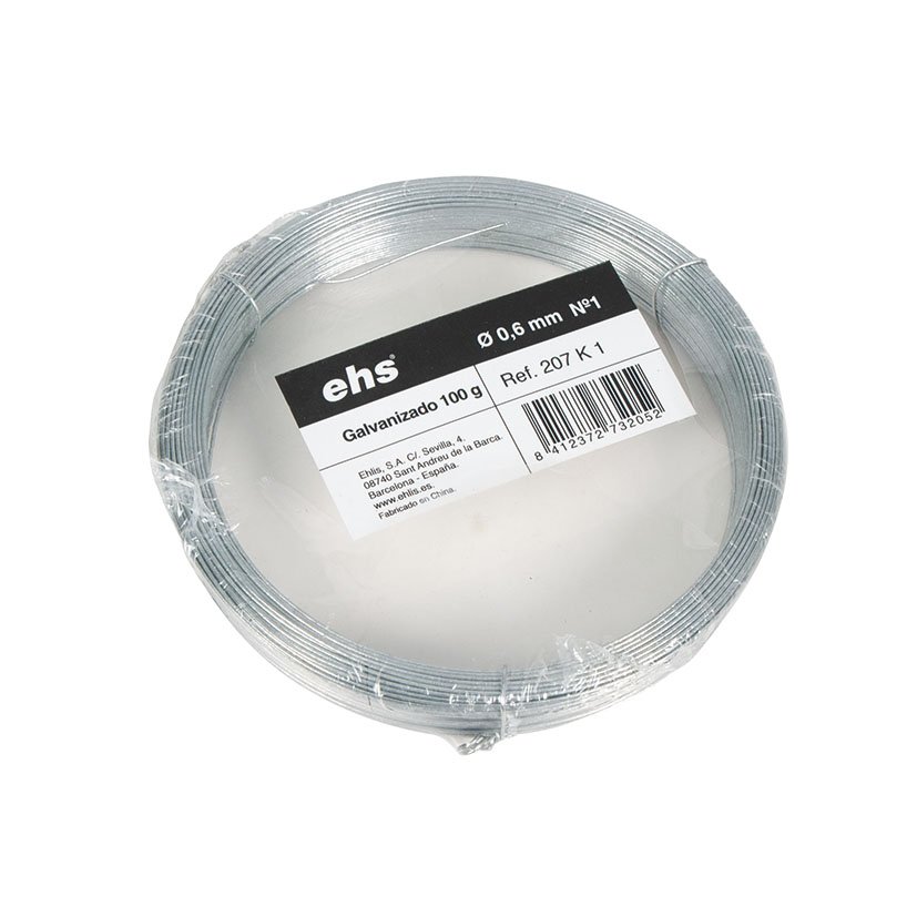Alambre H GALV 0,90 MM Nº4 100 Gr EHS 0,90 MM Galvanizado alambr - Imagen 2