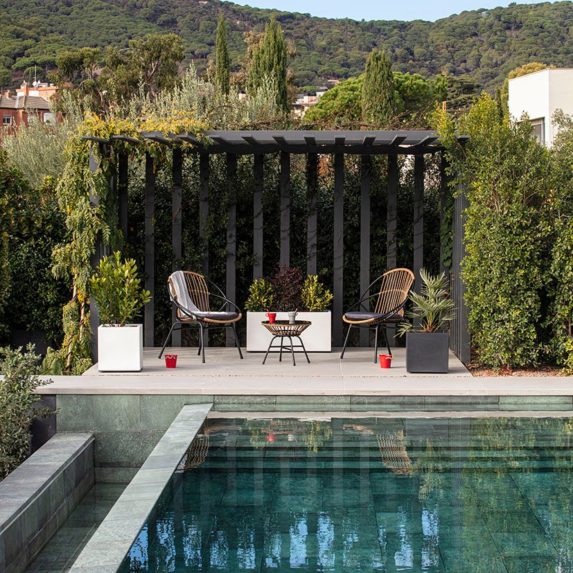 Conjunto 2 Sillones+mesita 68X60X88 Cm 47X41 Cm mueble metal + Brasero exterior de regalo - Imagen 4