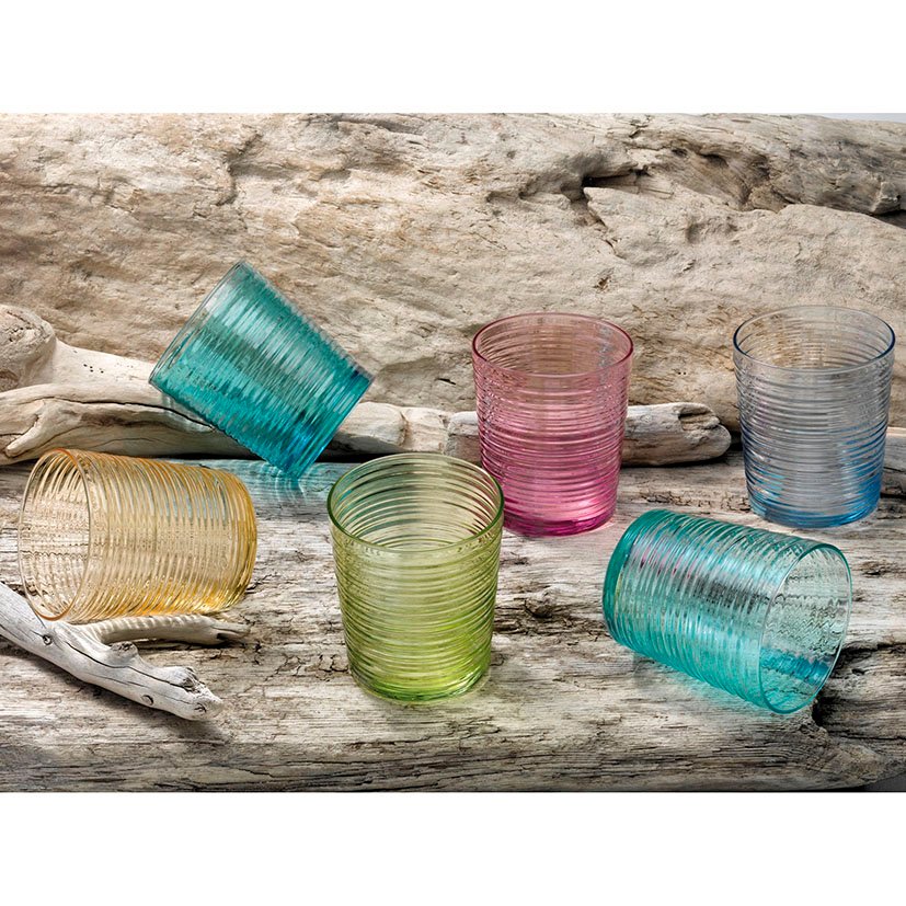 VASOS COLOR Granada 41 CL 6 UNID PENGO Pasabahce cristalería mesa - Imagen 8