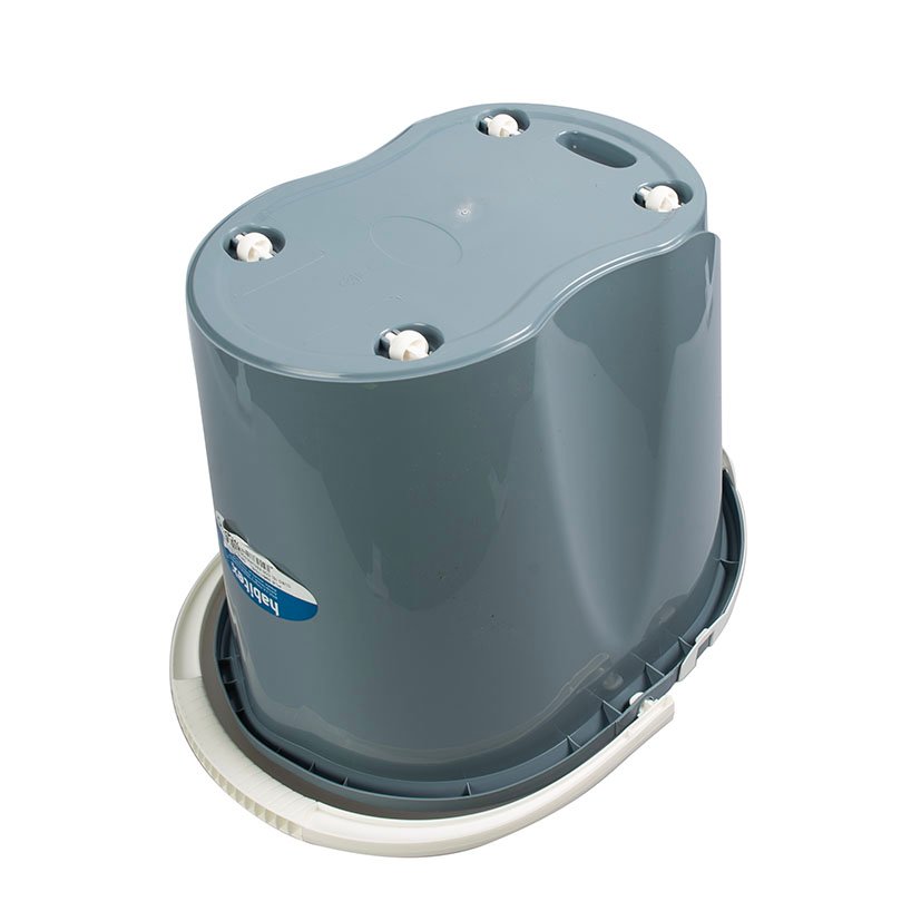 CUBO 15 L C/escurridor GRIS AZUL Habitex 15 L limpieza - Imagen 2