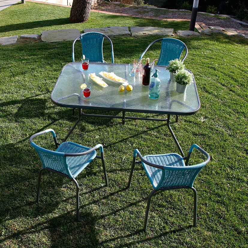 MESA ACERO BASIC 142X90 CM 142X90X71 Cm mueble metal - Imagen 4