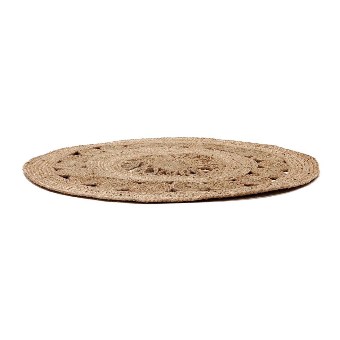 Alfombra YUTE Diametro 90 CM suelo - Imagen 3