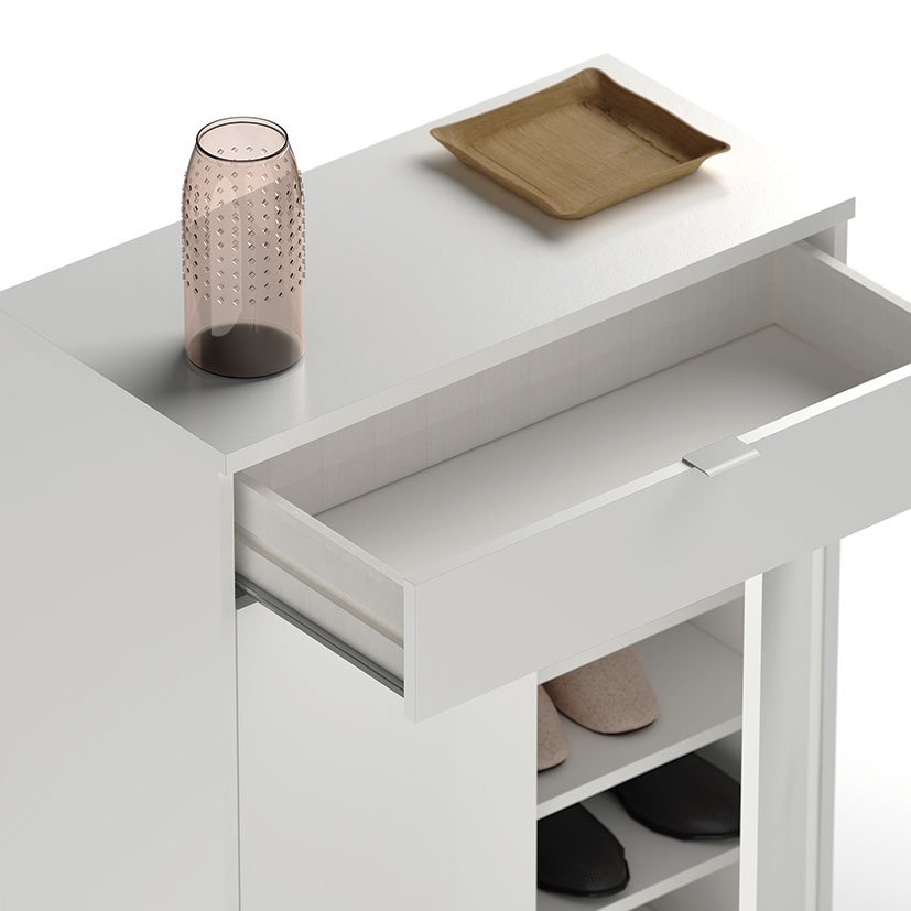 Zapatero 2 PTAS Berlin CAJON 75X 36X101 CM 75X36X101 CM 75X36X101 Cm Blanco - Imagen 4