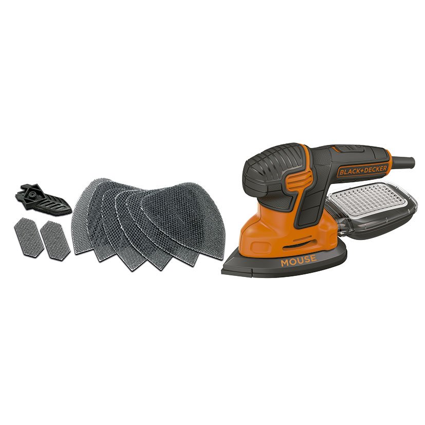 Lijadora MOUSE KA2000-QS 120 W C/6 ACC Black&decker 120 W - Imagen 2