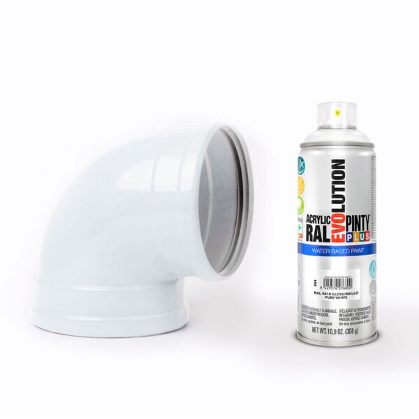Pintura SPRAY BASE AGUA Blanco 400 ML Pintyplus 400 ML color ...