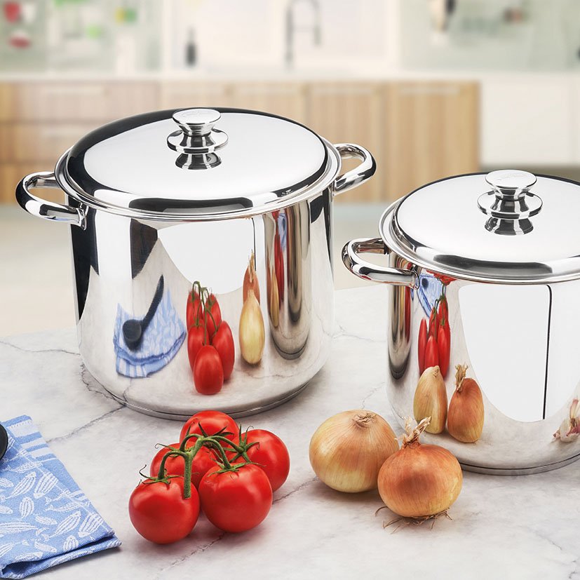 SERIE ECCO INOX OLLA Superalta 28 CM Inoxibar 28X24 Cm cacerola cazo - Imagen 2