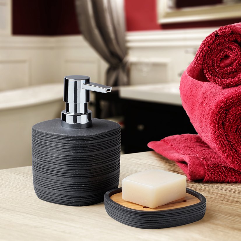 Dosificador JABON BAMBU TATAY 9X8 9X12 baño - Imagen 2