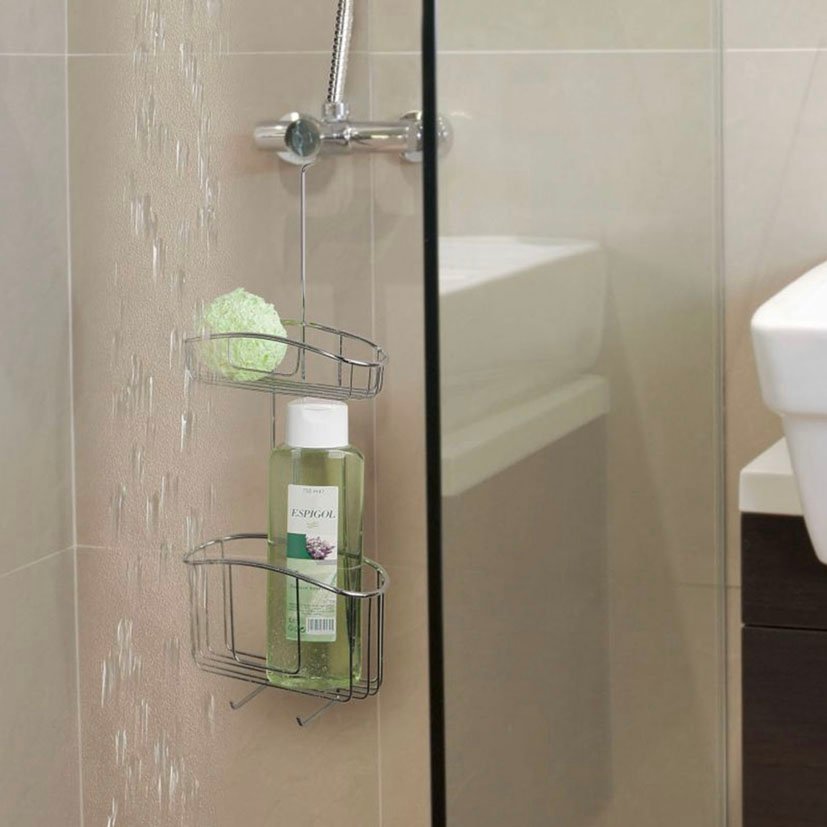 Cestillo 2 Alturas C/colgador CR TATAY 22X8 5X60 Cm Inox cesta - Imagen 2