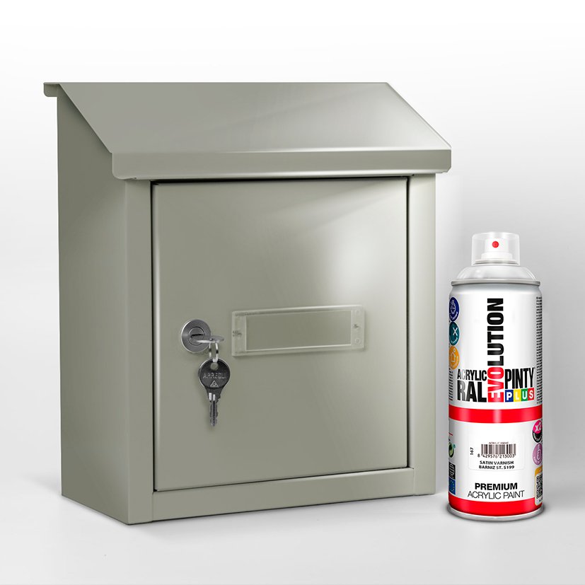 Pintura SPRAY ACRIL Barniz SATIN 400 ML Pintyplus 400 ML Satinado color - Imagen 3