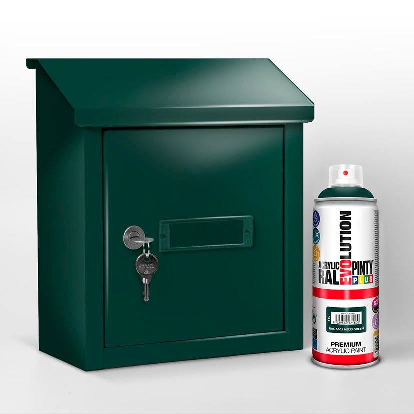 Pintura SPRAY Acrilica VERDE OSCUR 400 ML Pintyplus 400 ML color - Imagen 3