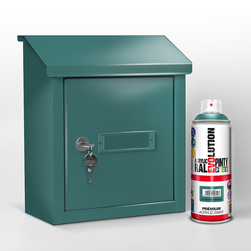 Pintura SPRAY Acrilica AZUL TURQU 400 ML Pintyplus 400 ML color - Imagen 3