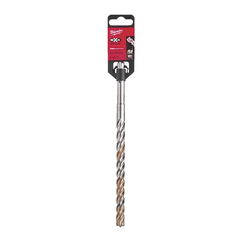 BROCA Sds-plus MX4 12X210 Milwaukee - Imagen 2