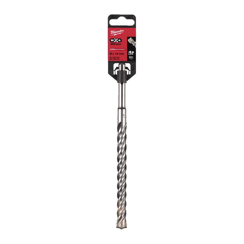 BROCA Sds-plus MX4 14X210 Milwaukee - Imagen 5