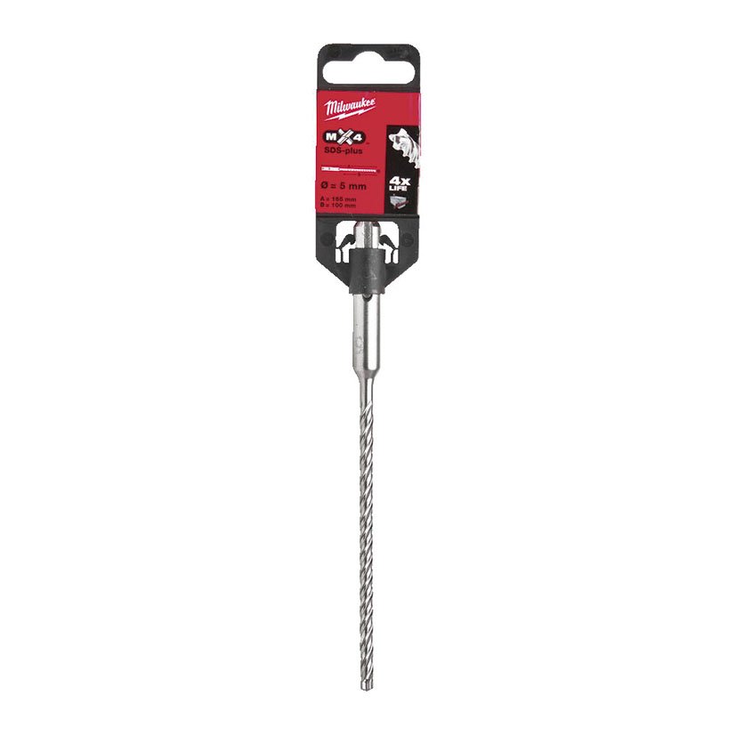 BROCA Sds-plus MX4 5X165 Milwaukee - Imagen 2