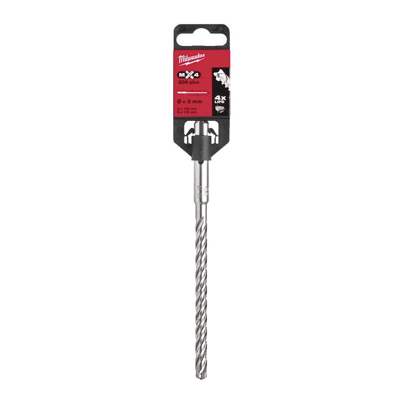 BROCA Sds-plus MX4 8X165 Milwaukee - Imagen 2