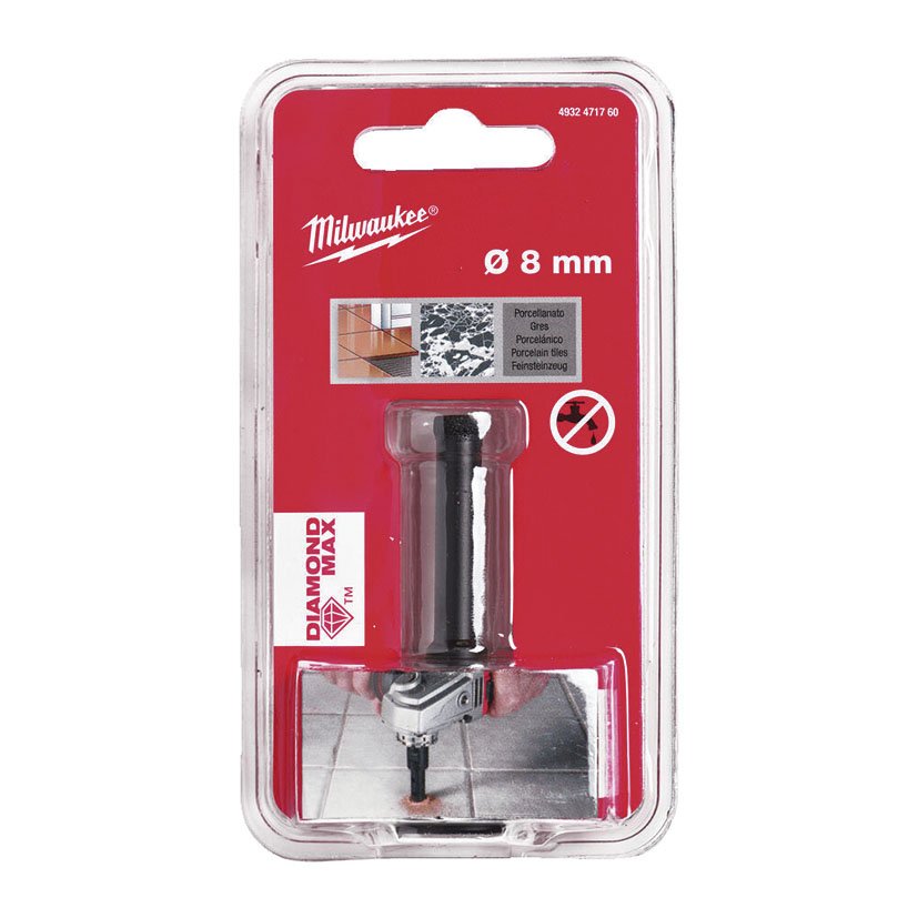 BROCA Diamantada M14 8 MM Milwaukee 8 MM - Imagen 2