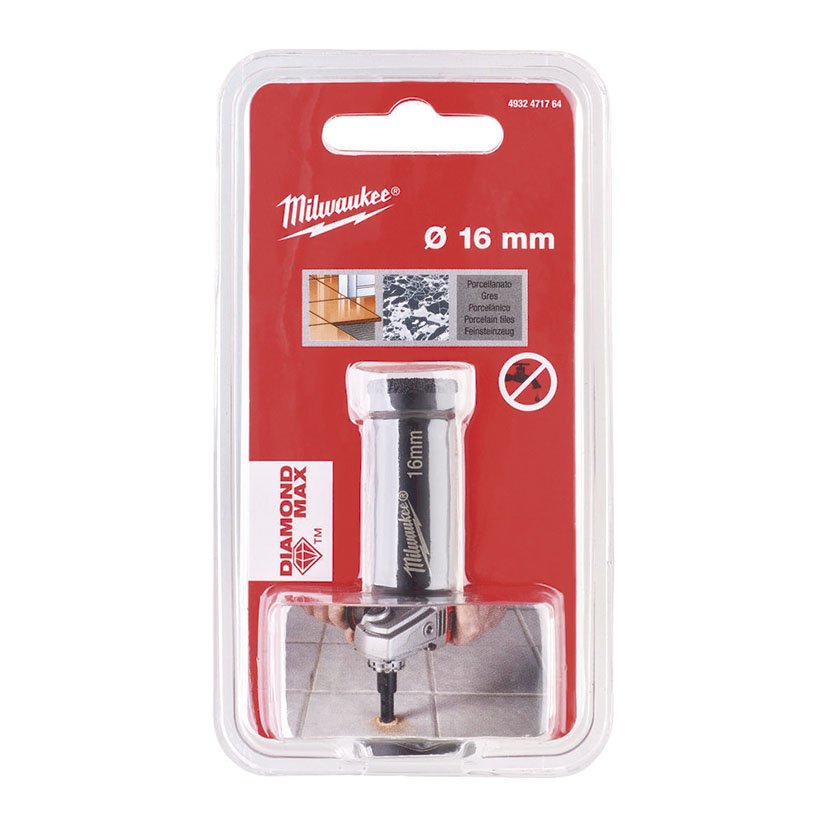 BROCA Diamantada M14 16 MM Milwaukee 16 MM - Imagen 2