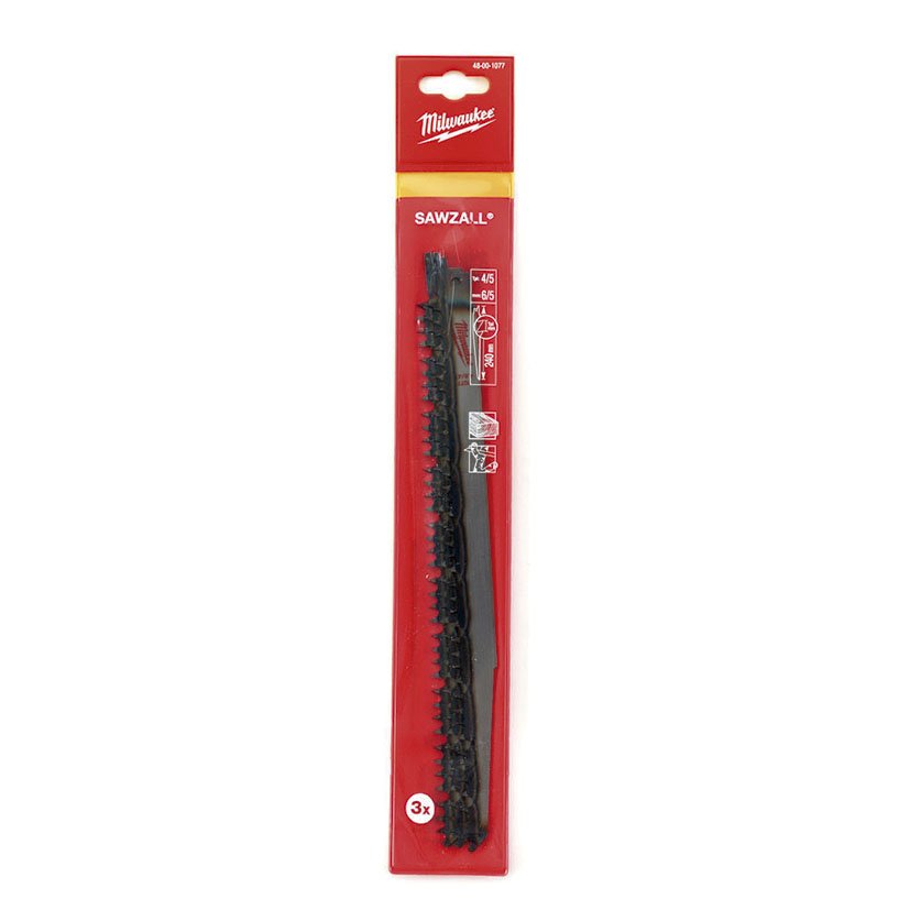 HOJA SABLE MAD PLAST 240 MM 4/5 TPI 3 UDS Milwaukee 240 MM sierra corona - Imagen 2