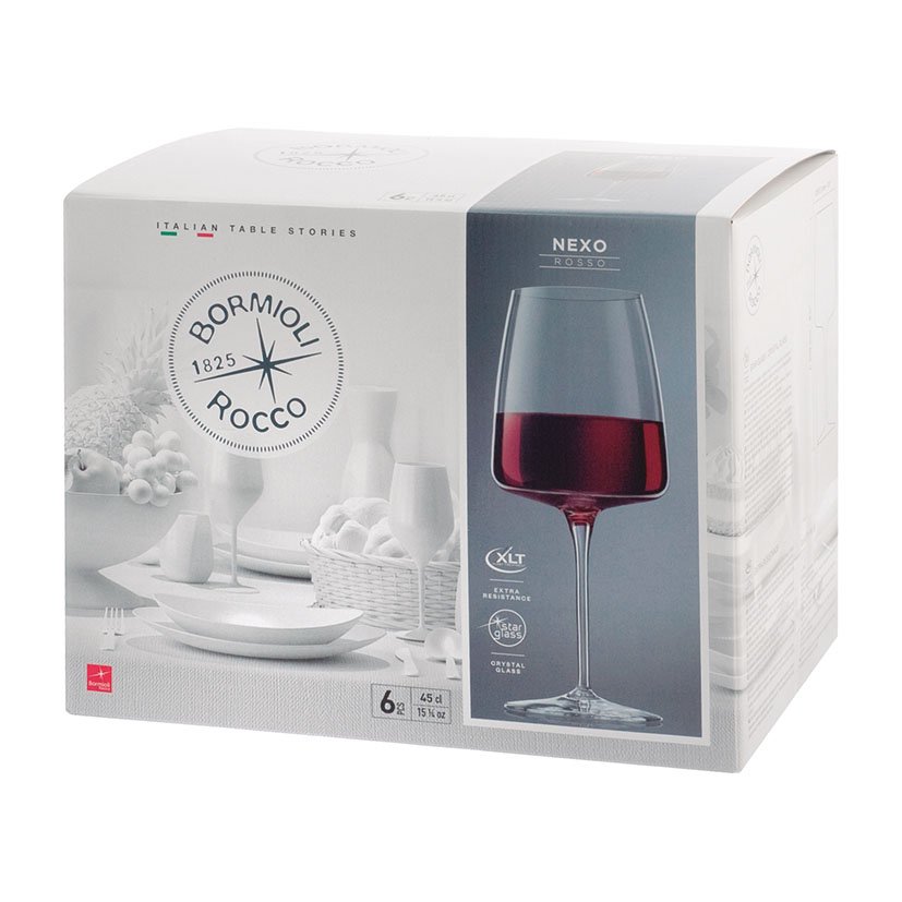 COPA VINO Medium 45 CL NEXO 6 Unidades Bormioli cristalería mesa - Imagen 2
