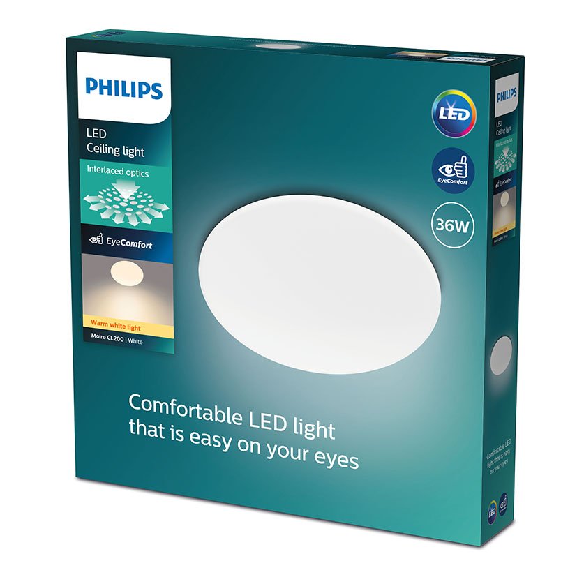MOIRE CL200 RD 36 W 27K W HV 06 Philips 36 W 490X80 Mm apliqu plafon - Imagen 3