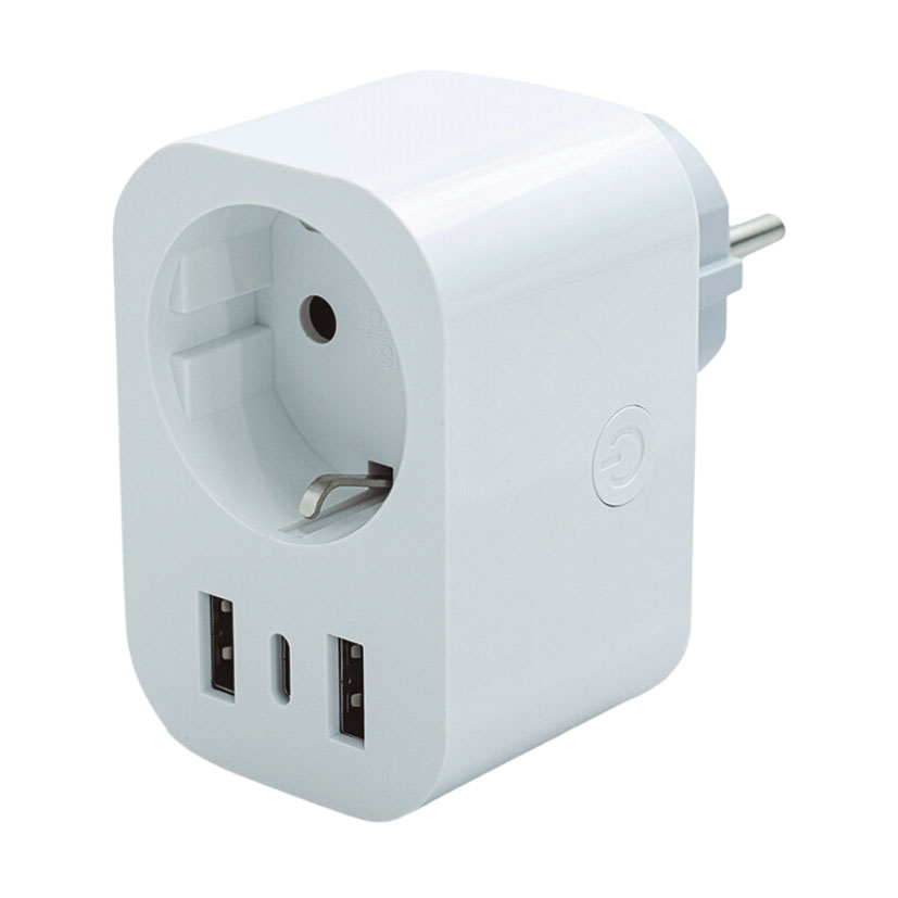Enchufe WIFI 2 XUSB+1 Xusb-c Energeeks 860 W multimedia - Imagen 2