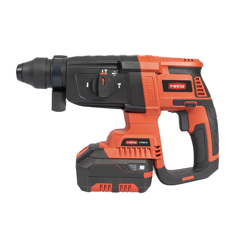 Martillo Rotativo SDS PLUS 4 FUNC RM20-B RATIO Proseries 18 V 6 Kg taladro atornillador - Imagen 2