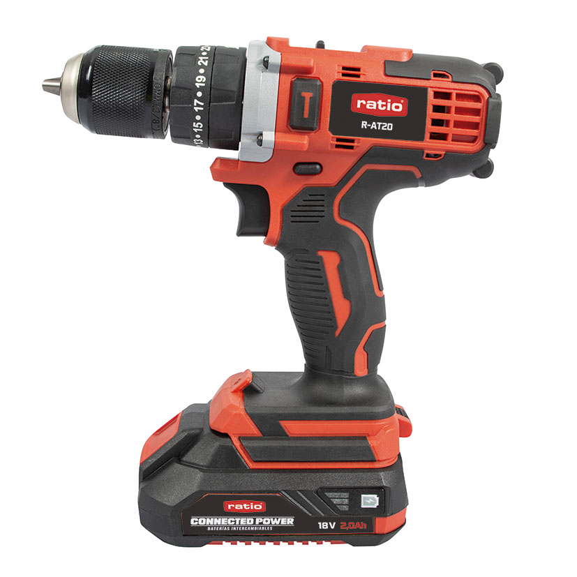 Atornillador Percuto RAT20 18 V 1 BATER RATIO 18 V 1X2 taladro batería - Imagen 2
