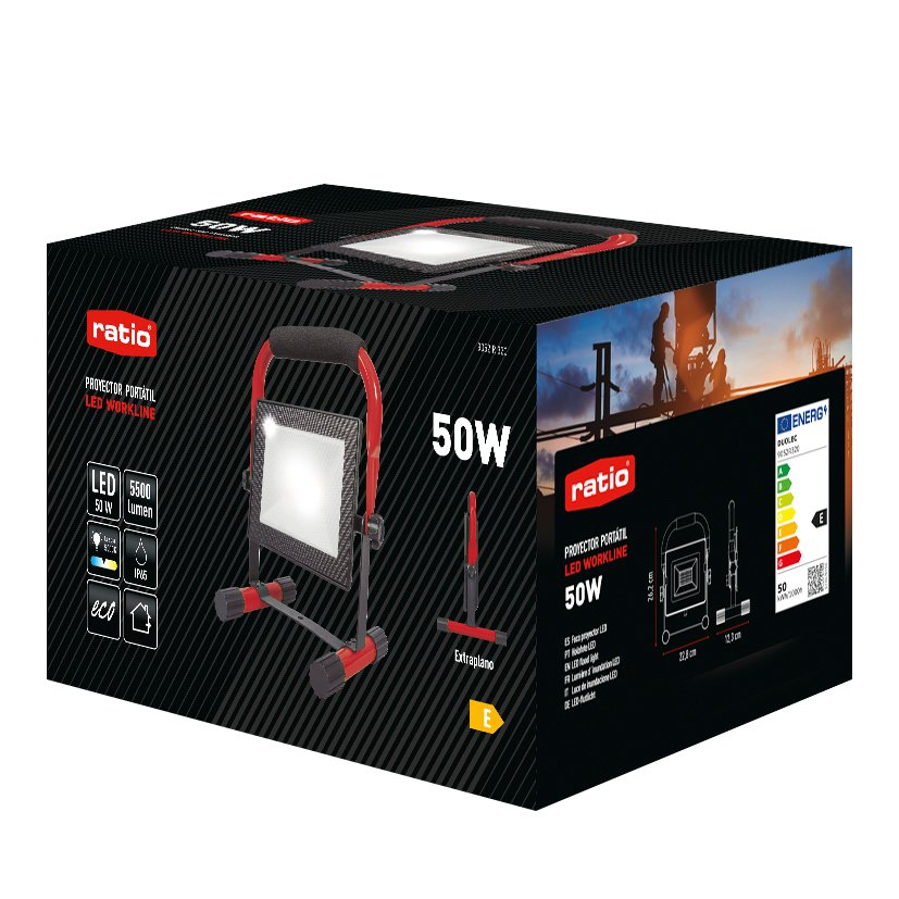 FOCO LED ALTA Potenc 50 W Workline 5000K RATIO 50 W 1X50 lámpara trabajo - Imagen 2