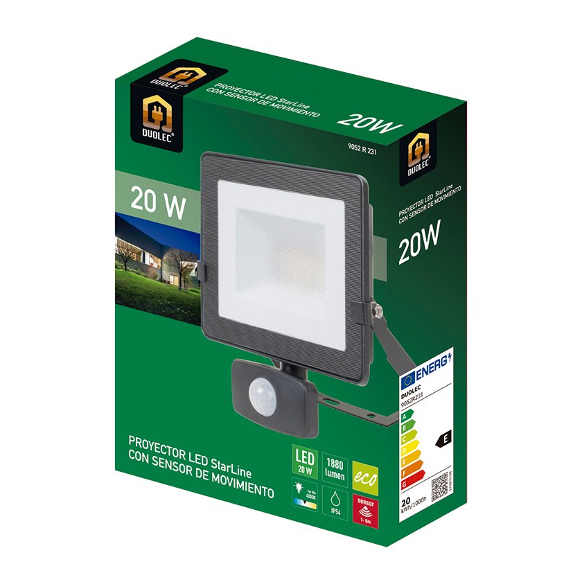 FOCO LED ALTA Potenc 20 W Starline 6500K Duolec 20 W 9X5 lámpara exterior - Imagen 3