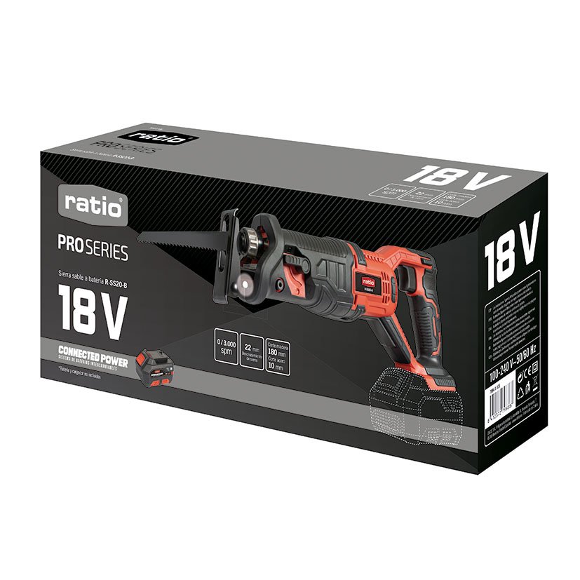 Sierra SABLE RSS20-B C/regulador RATIO Proseries 18 V 7 Kg portátil aluminio - Imagen 3
