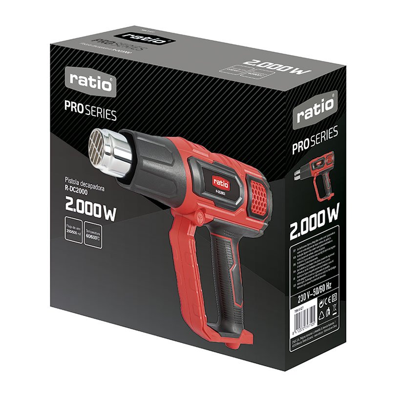 Decapador RDC2000 CON 5 Accesorios RATIO Proseries 000 W 200 L - Imagen 7