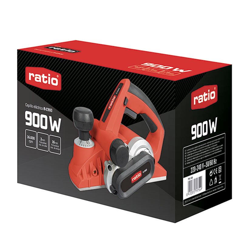 Cepillo 900 W RATIO 900 W carpintero - Imagen 2