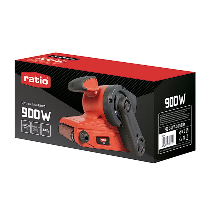 Lijadora DE BANDA 900 W RATIO 900 W 76X135 Mm - Imagen 3