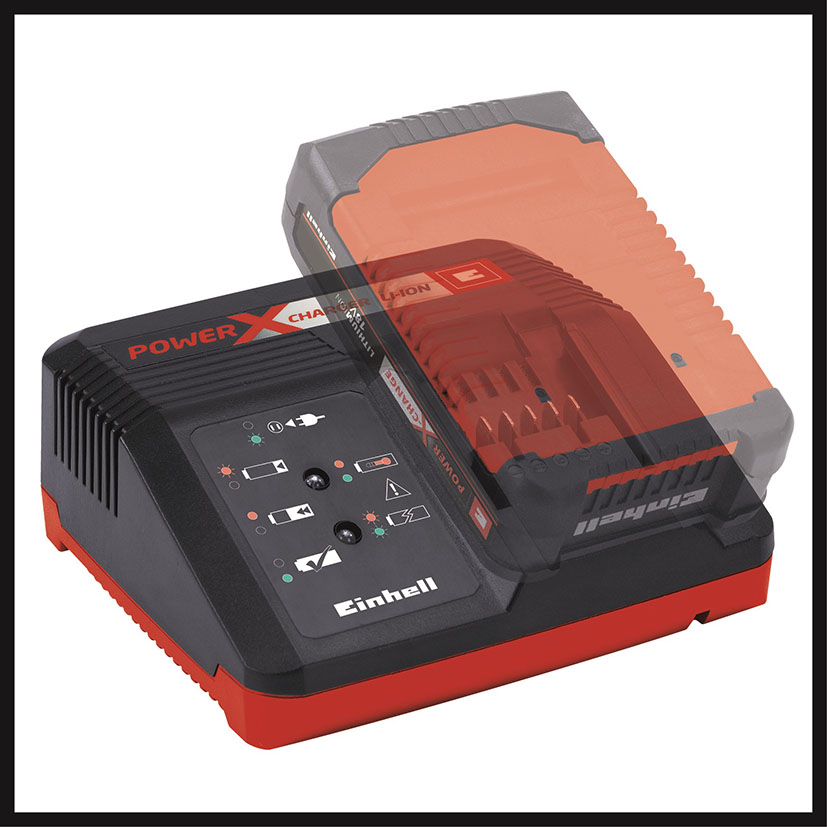 KIT 18 V:cargador POWER X +bateria 4 Ah Einhell 18 V 4 AH batería recambio 0 AH - Imagen 2