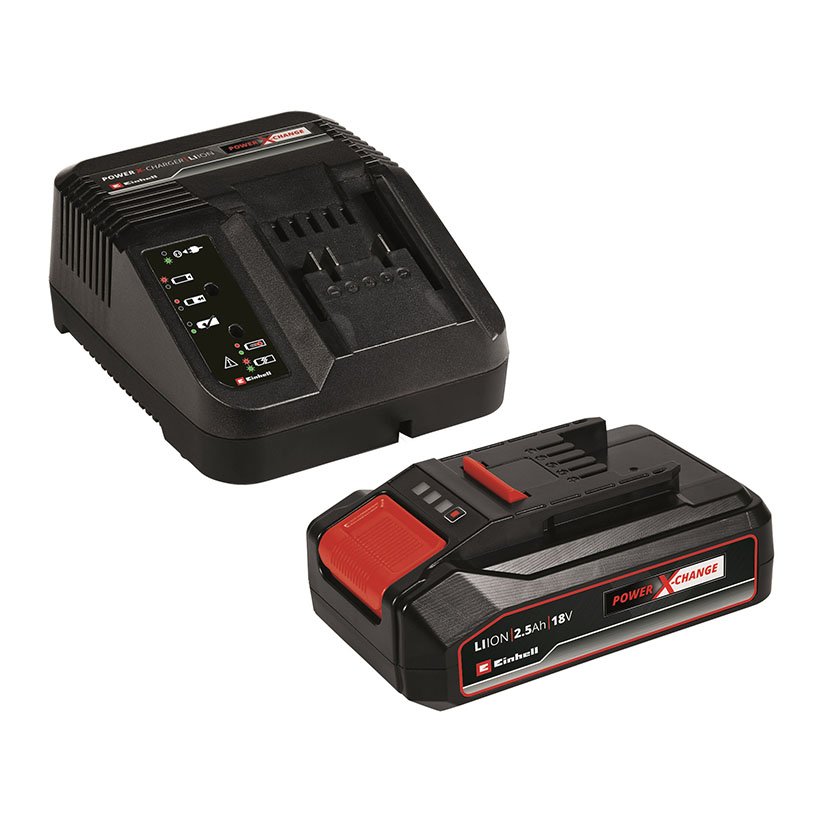 KIT Cargador POWER X + BAT 18 V 2,5 AH Einhell 18 V 2,5 AH batería recambio - Imagen 4