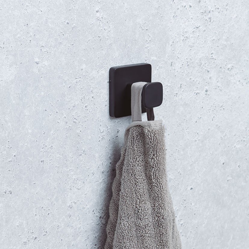 ACC Baño NERO TATAY Colgador 6X4 6X6 Cm cesta - Imagen 2