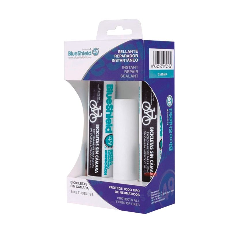 Sellante Prev-repar Bicicletas S/camara BLUESHIELD49 adhesivo reparación - Imagen 2