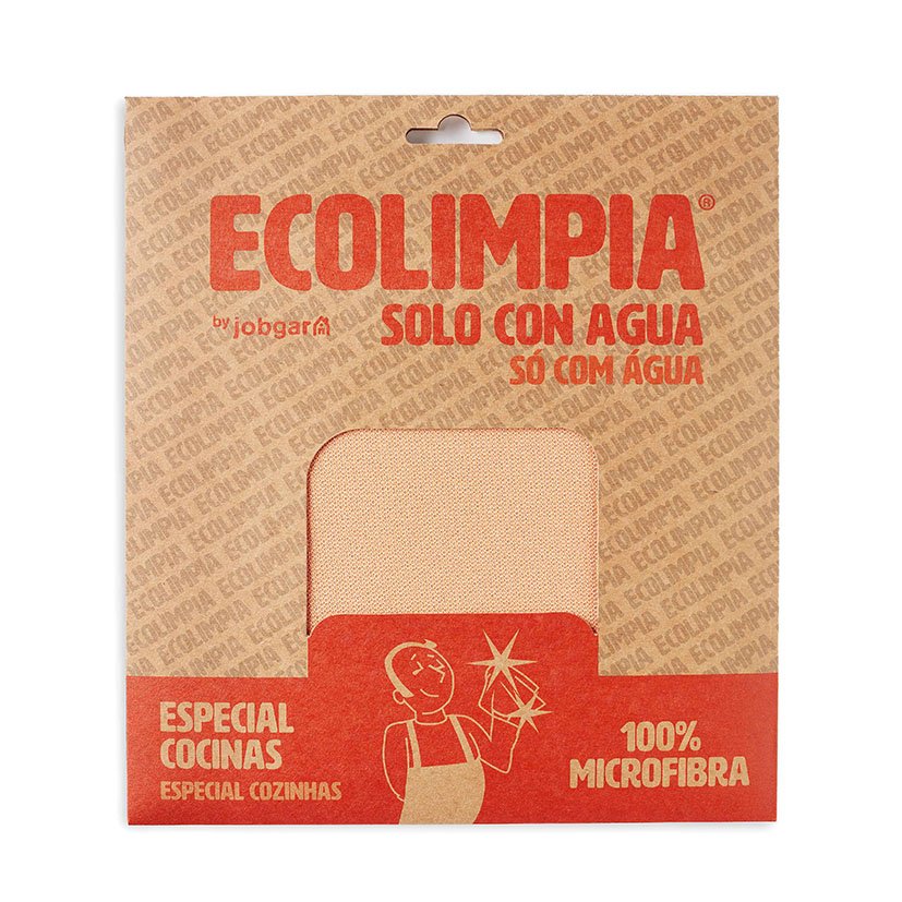 Bayeta Ecolimpia Cocinas 50X40 Naranja 50X40 Cm limpieza - Imagen 3