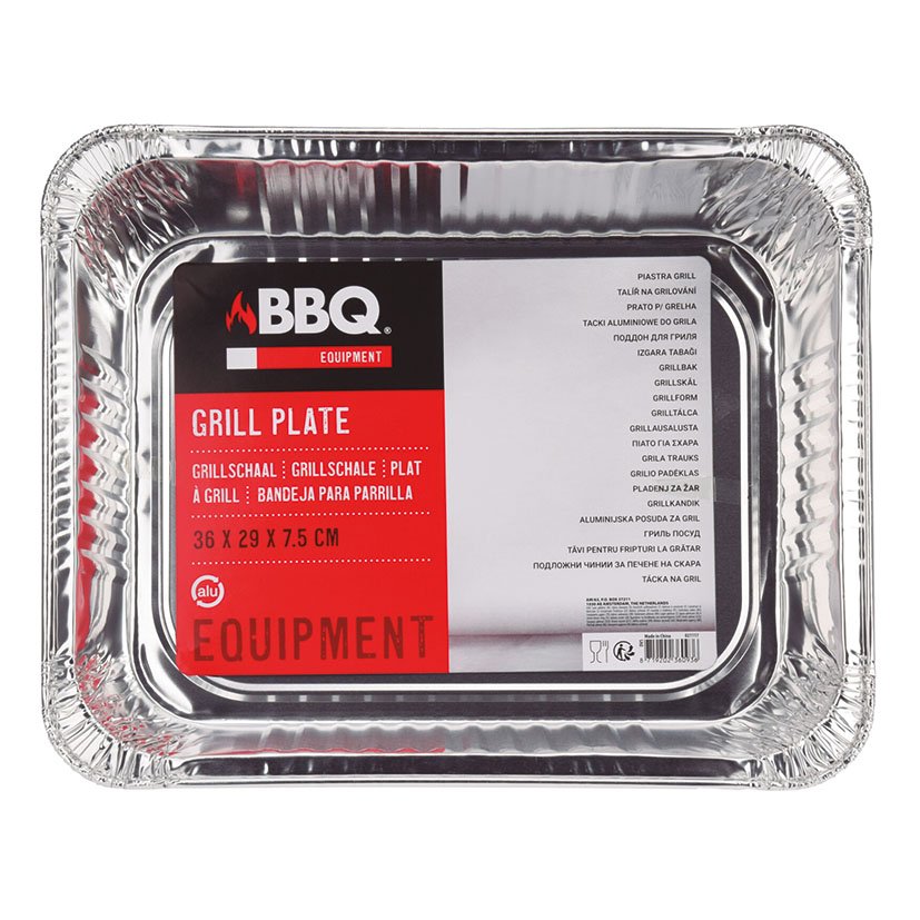 ACC Barbacoa Bandeja ALUM 36X 29X7,5 CM 36X29X7,5 CM aluminio - Imagen 2