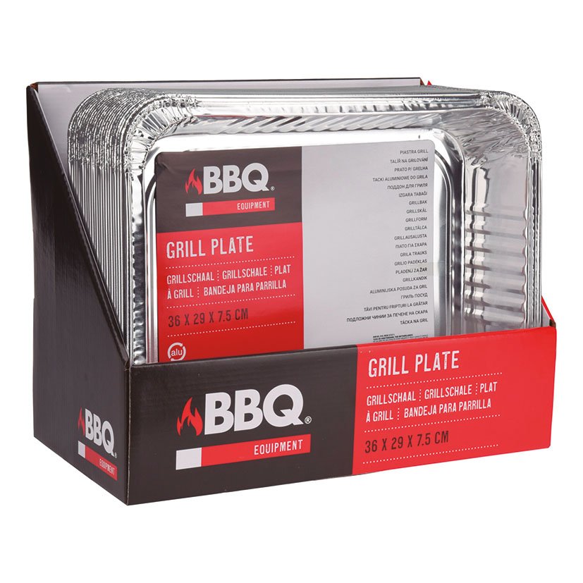 ACC Barbacoa Bandeja ALUM 36X 29X7,5 CM 36X29X7,5 CM aluminio - Imagen 3