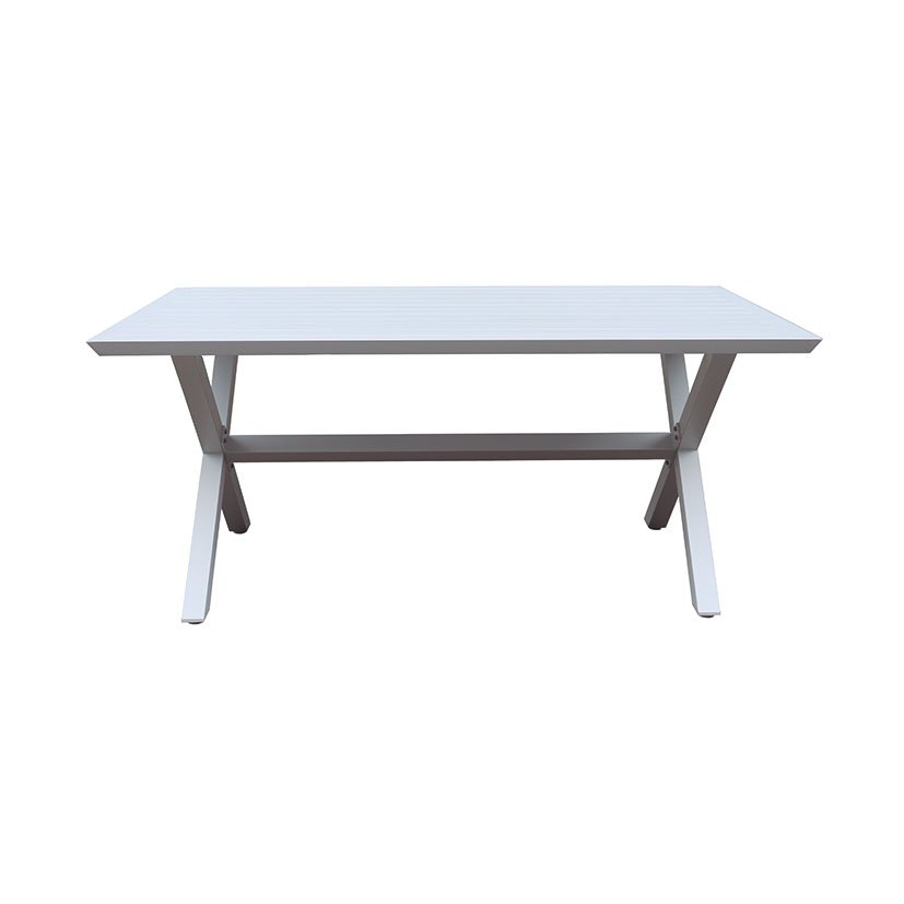 CONJ ALUM SOFA+2 SILL+2 Pufs+mesa ALTA 176X68 6X101 Cm mueble metal - Imagen 5