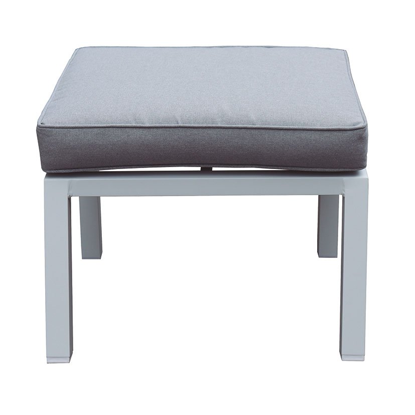CONJ ALUM SOFA+2 SILL+2 Pufs+mesa ALTA 176X68 6X101 Cm mueble metal - Imagen 11
