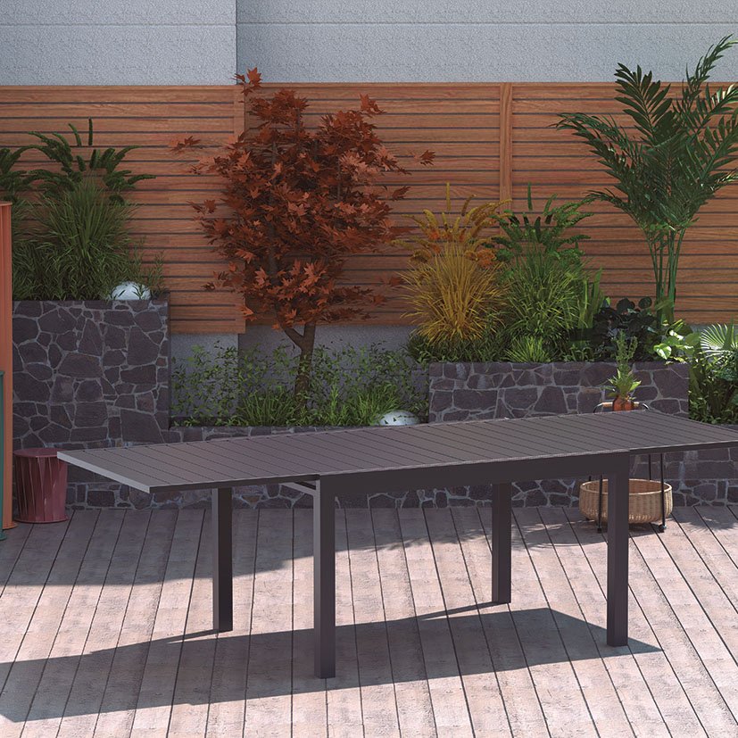 MESA Extensible 130/260X100H76 CM 260X100X76 Cm mueble metal - Imagen 3